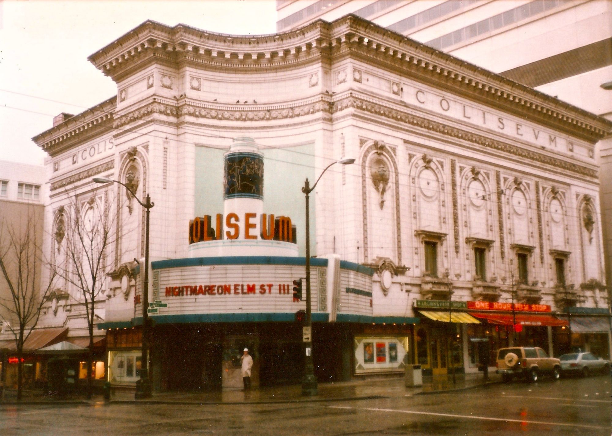 Coliseum exterior in 1987